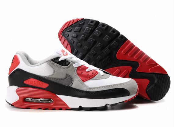 Nike Air Max Shoes Womens White/Black/Gray/Red Online